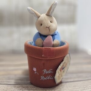 Peter Rabbit peek-a-boo stuffed animal vintage Eden Beatrix Potter Easter